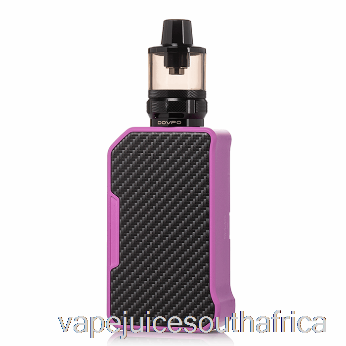 Vape Pods Dovpo Mvp 220W Starter Kit Carbon Fiber Purple